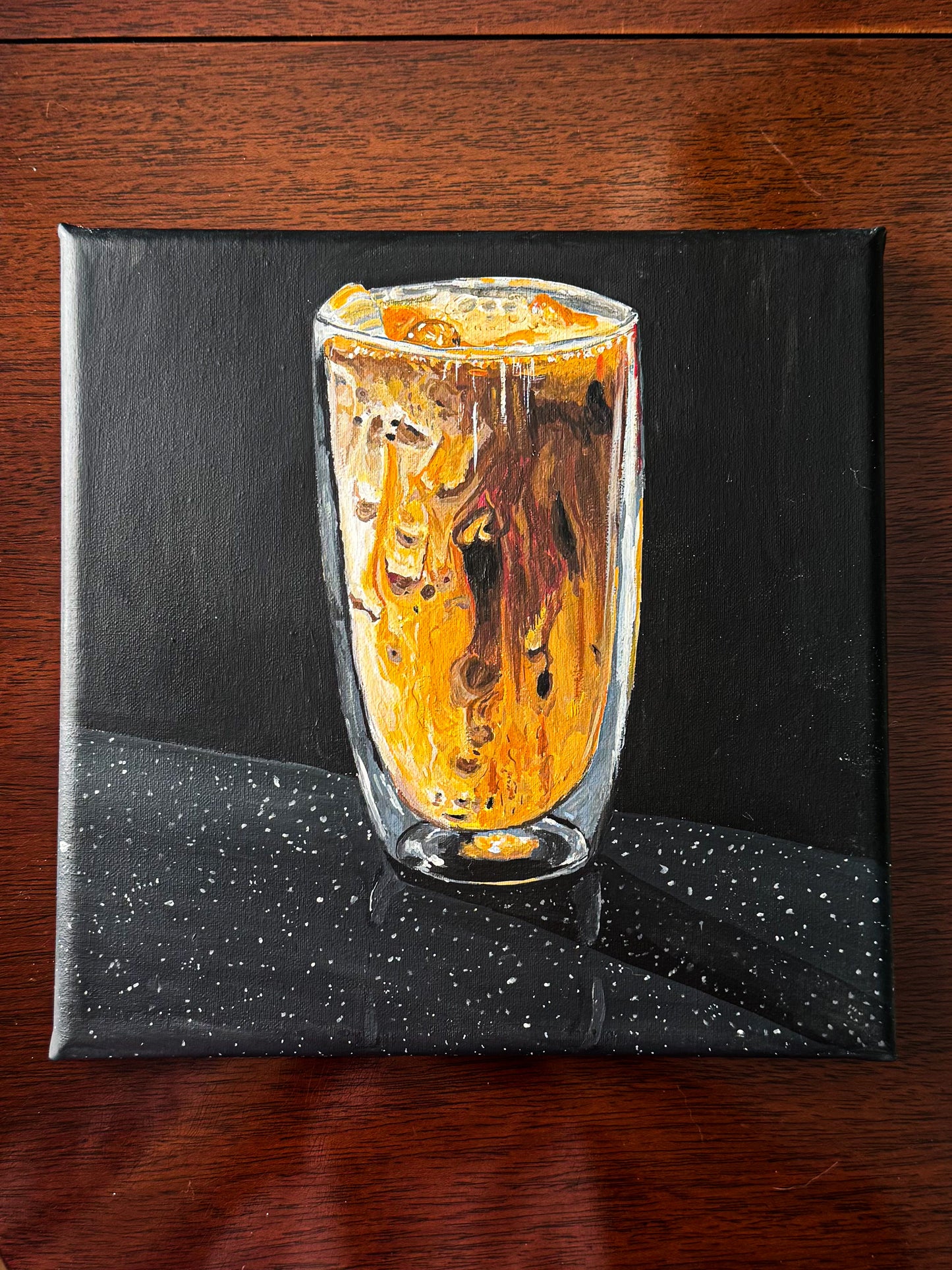 Iced Coffee Original Painting