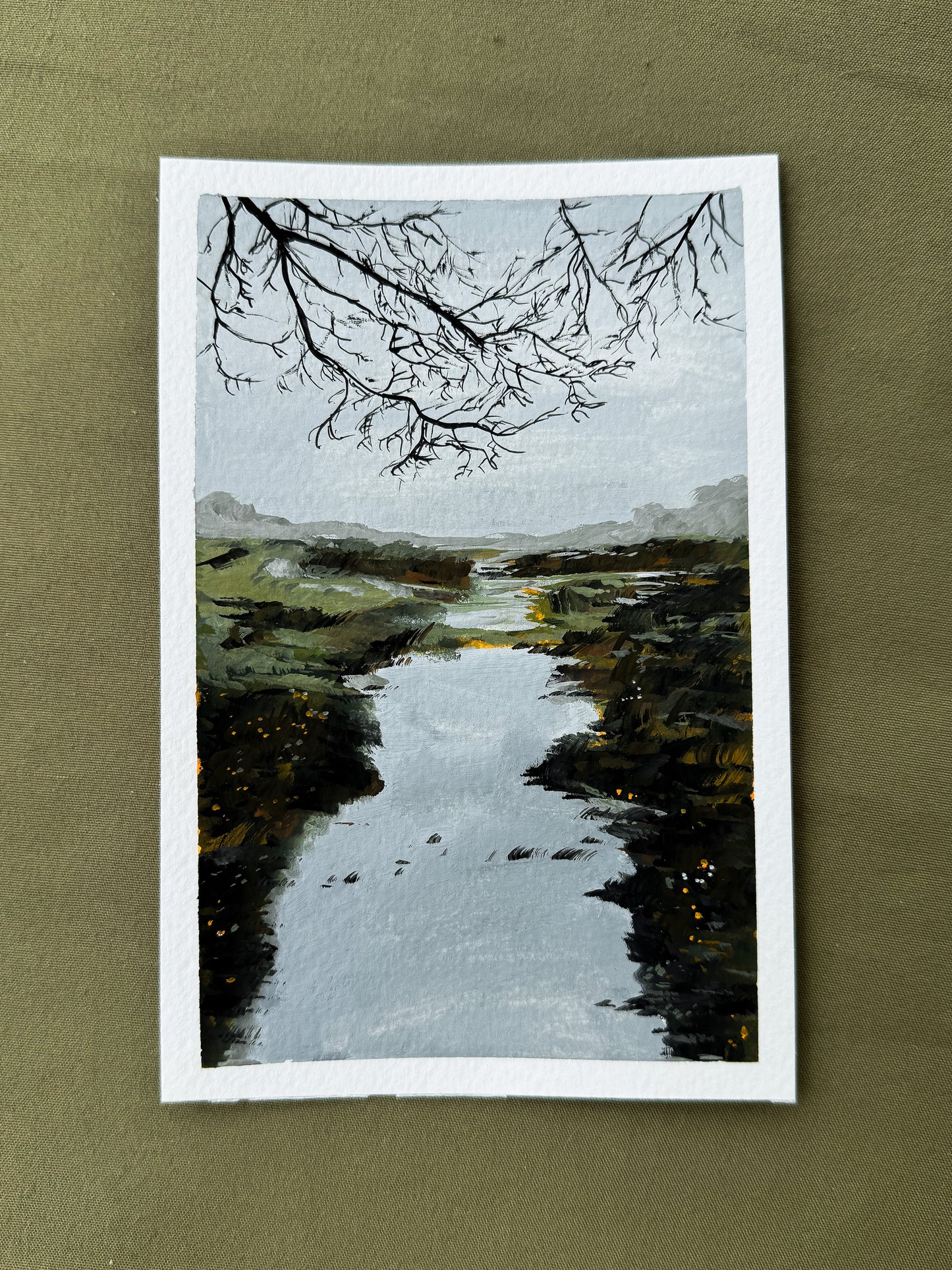 Morning in the Marsh Original Painting